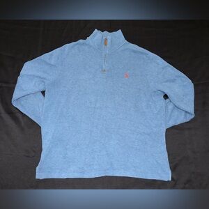 Polo Ralph Lauren Quarter Zip Sweater Blue Size L